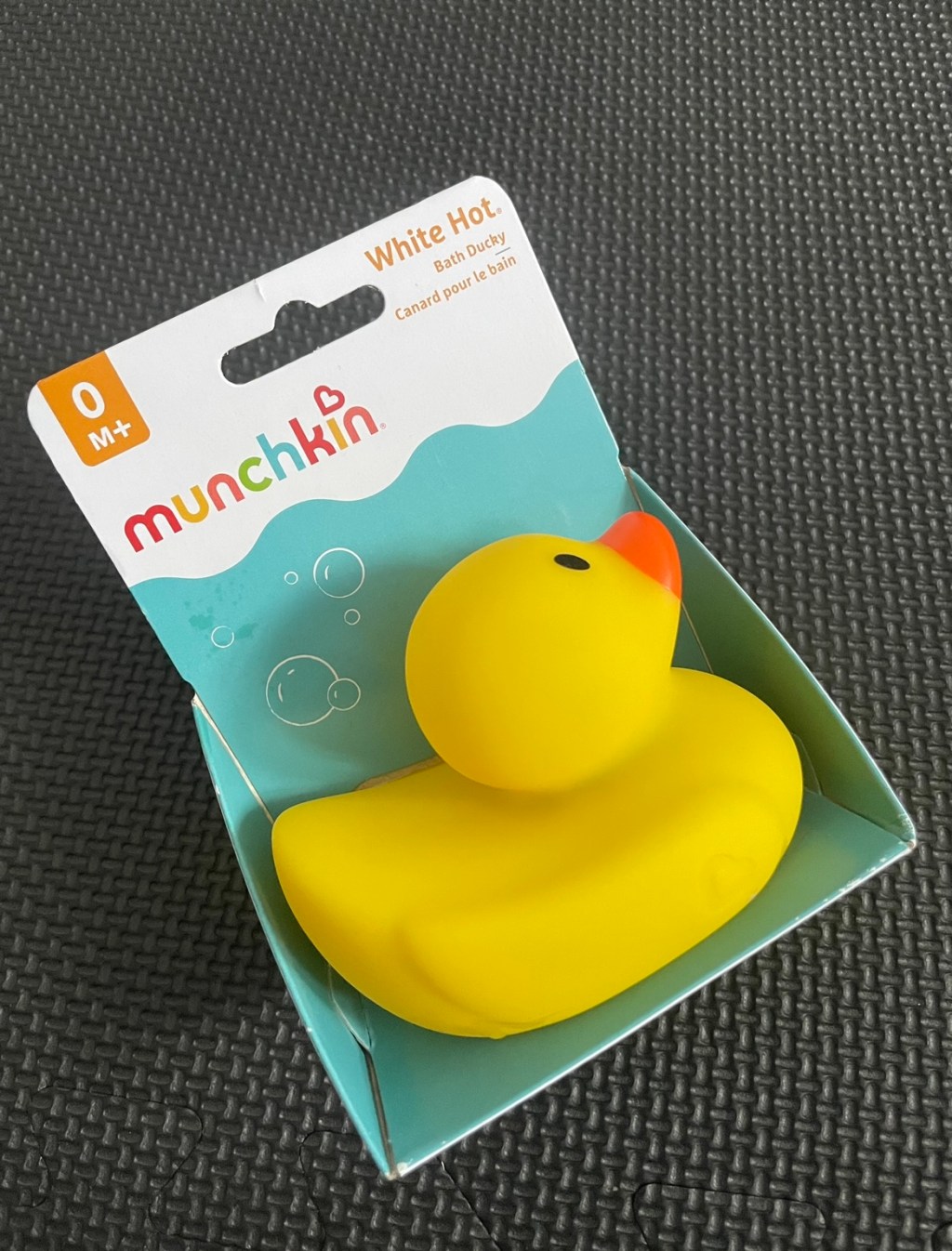 Munchkin “White Hot Bath Ducky” Rubber Duck&nbsp;🐤🛁