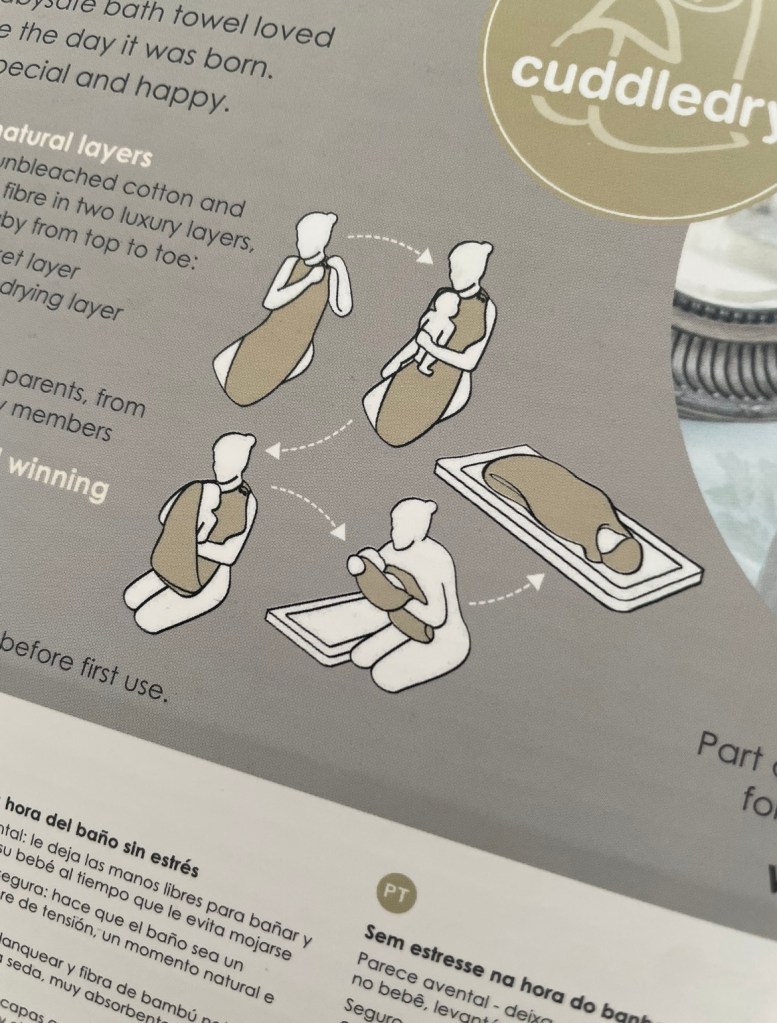 Cuddledry: The Hands-Free Baby Towel