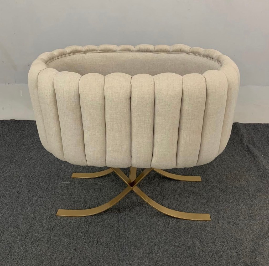 Linen finished Bassinet by Ling Lux